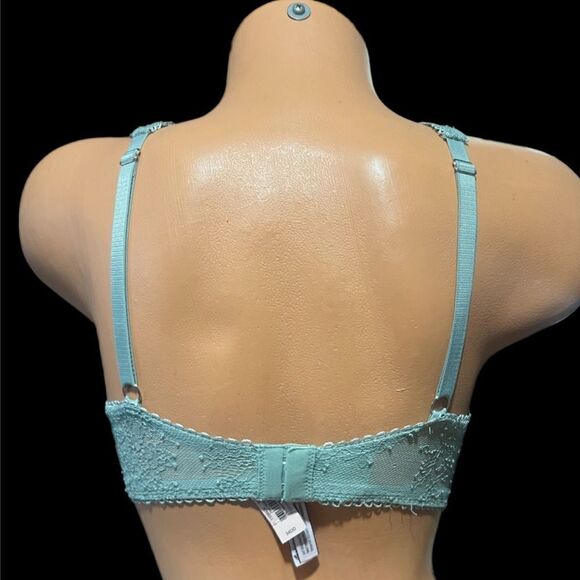 Victorias Secret Dream Angels High Neck Lined Demi Sage Bra - Picture 8 of 12